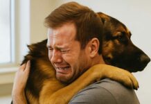 The man asked for a few minutes to say goodbye to his dog — but suddenly, the vet noticed something unusual