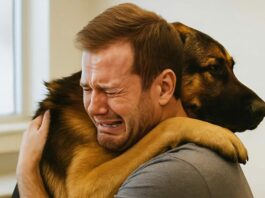 The man asked for a few minutes to say goodbye to his dog — but suddenly, the vet noticed something unusual
