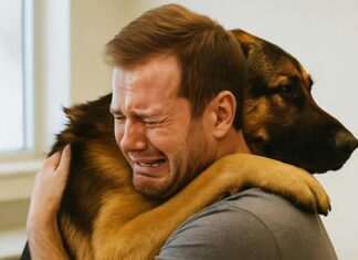 The man asked for a few minutes to say goodbye to his dog — but suddenly, the vet noticed something unusual