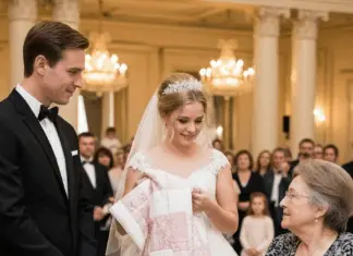 At my grandson’s wedding, the bride mocked my quilt — minutes later, his decision stunned everyone