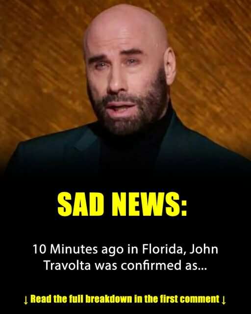 Emotional John Travolta Seen in Florida, Fans Speculate Major News Ahead