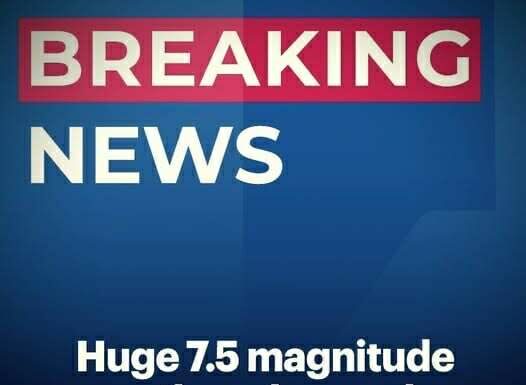 Massive 7.5 Earthquake Triggers Tsunami, Sparks Widespread Panic Along Coastline