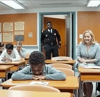 The students mocked the boy during the lesson, unaware of the shocking truth they were about to discover