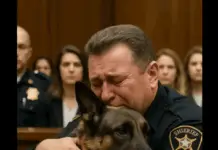 Convicted police officer begs to see K9 one last time