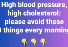 High blood pressure, high cholesterol: Avoid these 3 habits in the morning