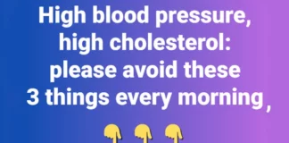 High blood pressure, high cholesterol: Avoid these 3 habits in the morning