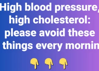 High blood pressure, high cholesterol: Avoid these 3 habits in the morning