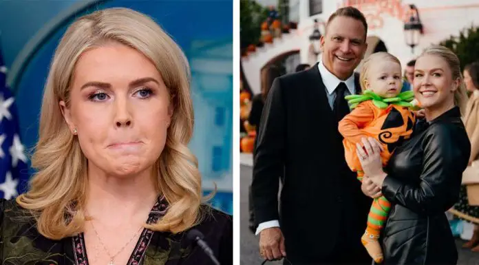 Social media reacts to Karoline Leavitt allegedly ‘photoshopping’ her older husband