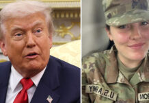 Trump’s questionable answer when asked if he’ll attend funeral of Sarah Beckstrom