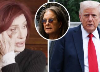 Sharon Osbourne breaks down in tears listening to voicemail Donald Trump left her about Ozzy’s death
