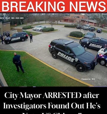 Small-town mayor arrested after citizenship scandal emerges