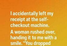 I Thought It Was Just a Receipt… Until I Read the Message on the Back