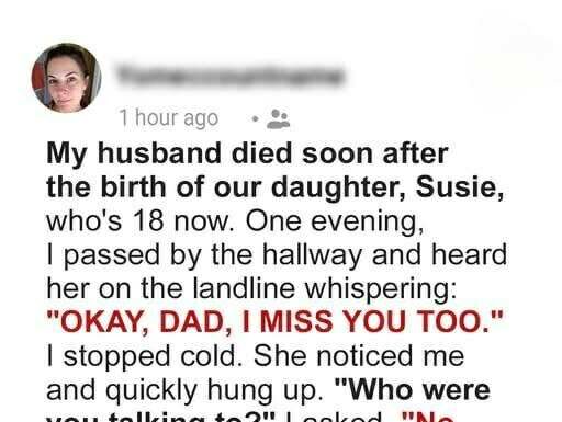 When I Heard My Daughter Talking to Her Late Father, I Discovered a Truth That Shattered My World