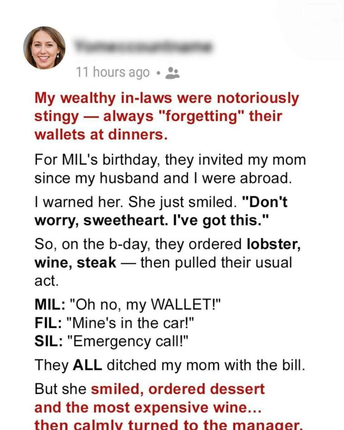 When Family Greed Met Quick Thinking: How My Mom Saved the Day