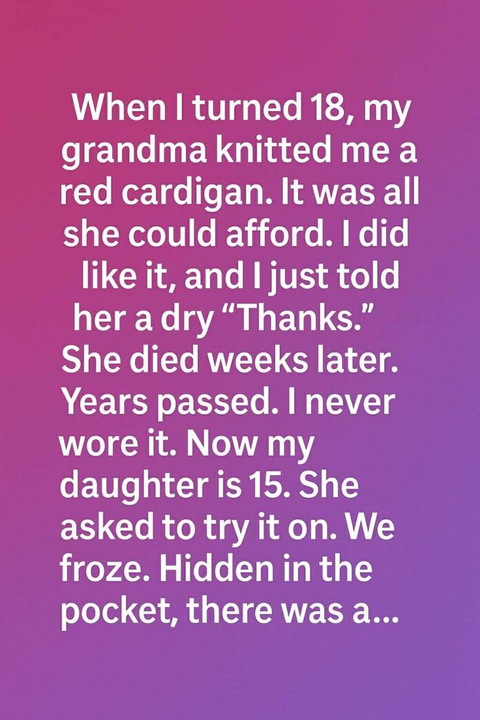 For Years I Ignored My Grandmother’s Gift — Until a Secret Message Made Me Break Down in Tears
