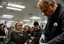 During a routine scan of an elderly lady’s suitcase, the officer saw something that didn’t look right