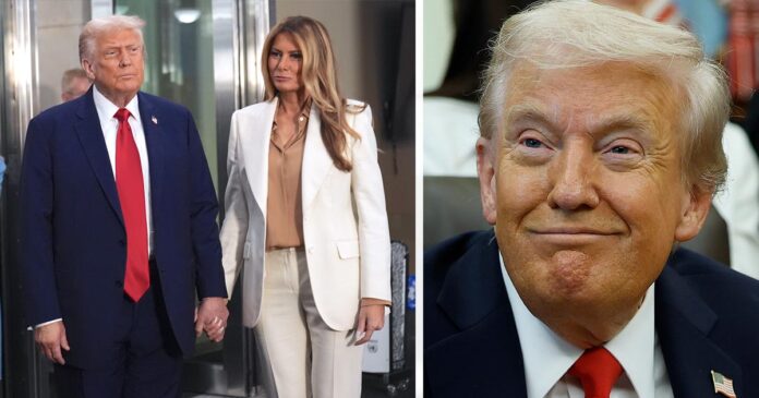 Trump reveals what he and Melania did on their first night in the White House