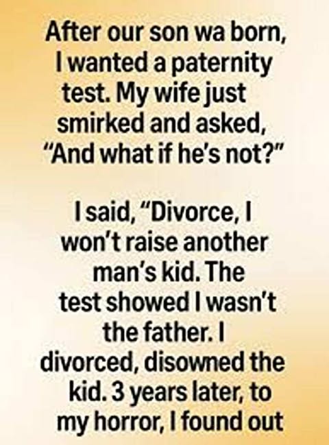 The Paternity Test That Shattered My Family — and the Hidden Truth We Discovered Too Late