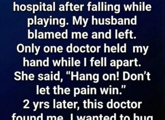 The doctor who held my hand! A story of loss, healing, and hope!