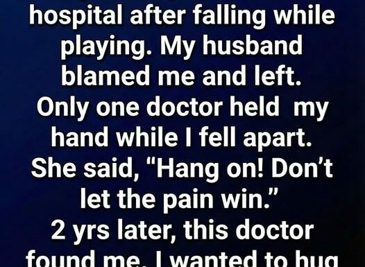 The doctor who held my hand! A story of loss, healing, and hope!