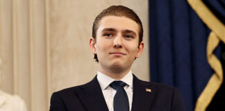 Barron Trump branded a hero after ‘saving’ woman’s life as she was allegedly beaten by her ex