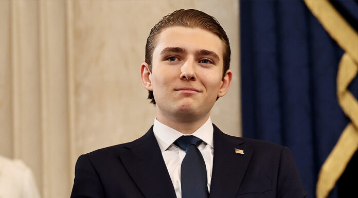 Barron Trump branded a hero after ‘saving’ woman’s life as she was allegedly beaten by her ex