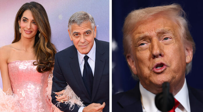 George Clooney hits back at Donald Trump with scathing response after he slammed actor over French citizenship