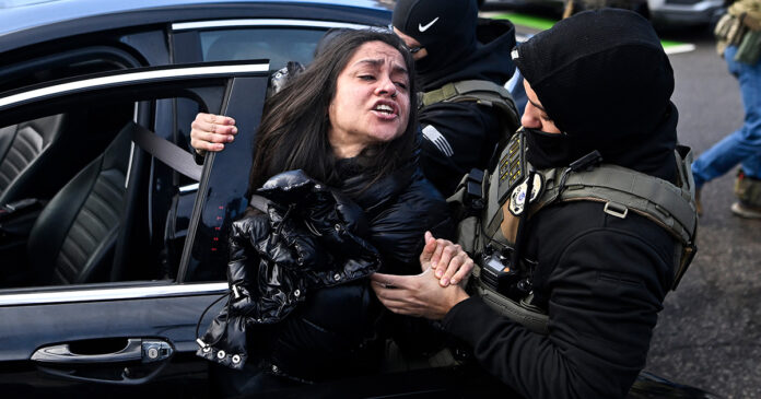 Disturbing video shows ICE agents dragging a disabled woman from a vehicle days after Renee Nicole Good shooting