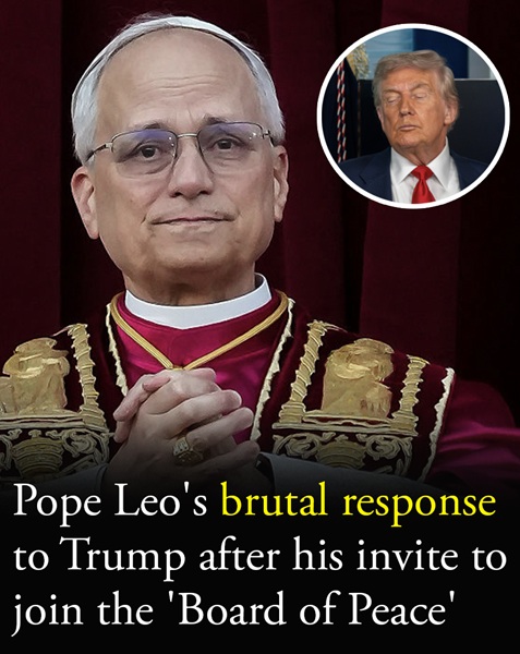 Pope Leo pushes back against Trump’s “Board of Peace” offer