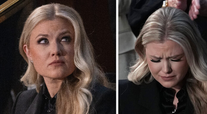 Viewers spot odd details In Erika Kirk’s appearance at State of the Union