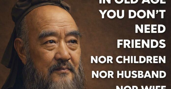 Living well in your golden years: 4 principles from Confucius