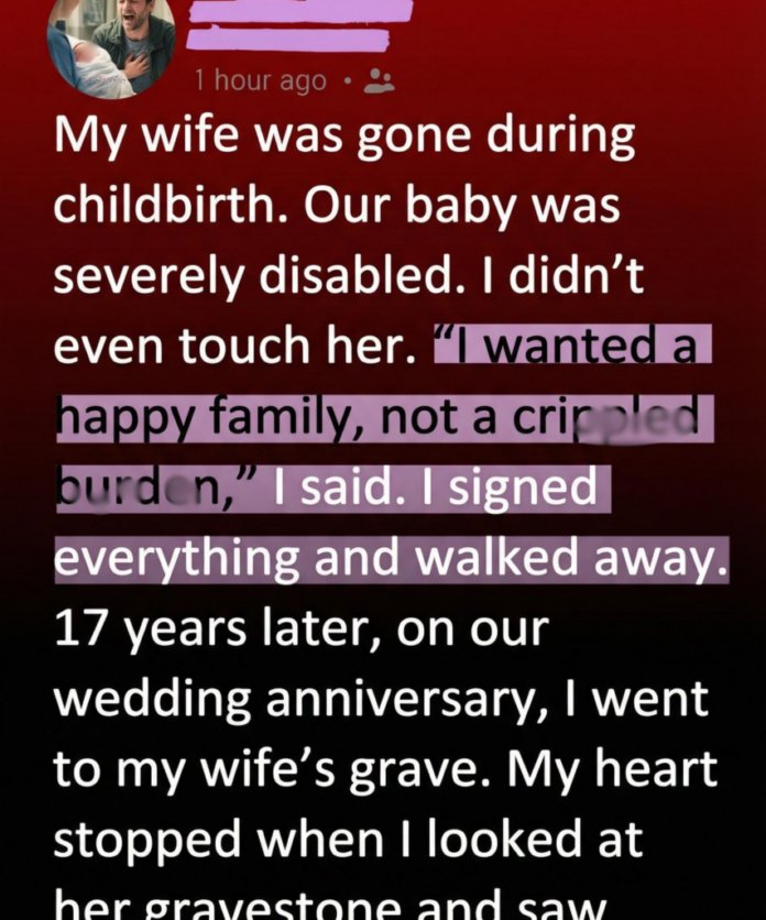 After seventeen years, a father returns to ask for forgiveness