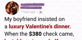 A Valentine’s dinner that revealed everything: how a test ended seven years together