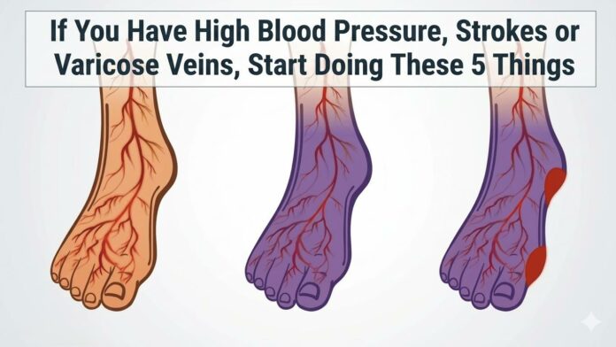 If you suffer from varicose veins start doing these five things