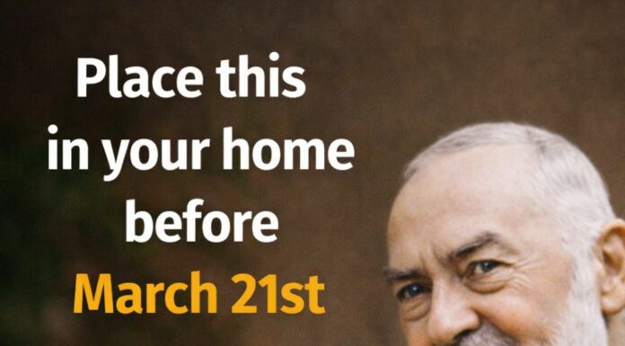 Put this in your house before March 21st