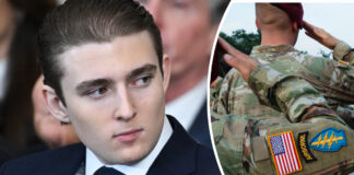 Social media demands Barron Trump enlists in US Army
