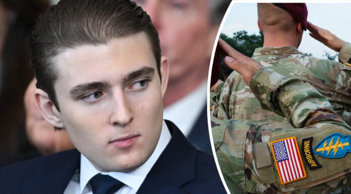 Social media demands Barron Trump enlists in US Army