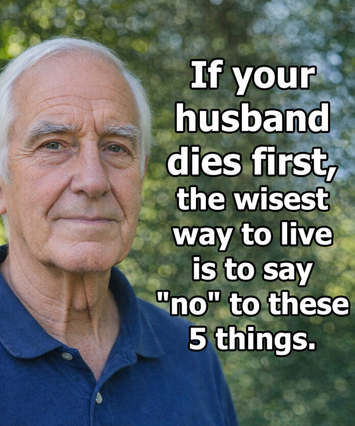 If your partner passes away first — Avoid these 5 mistakes to live peacefully and strongly after 60