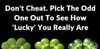 Don’t cheat: Pick the odd one out to see how ‘lucky’ you really are