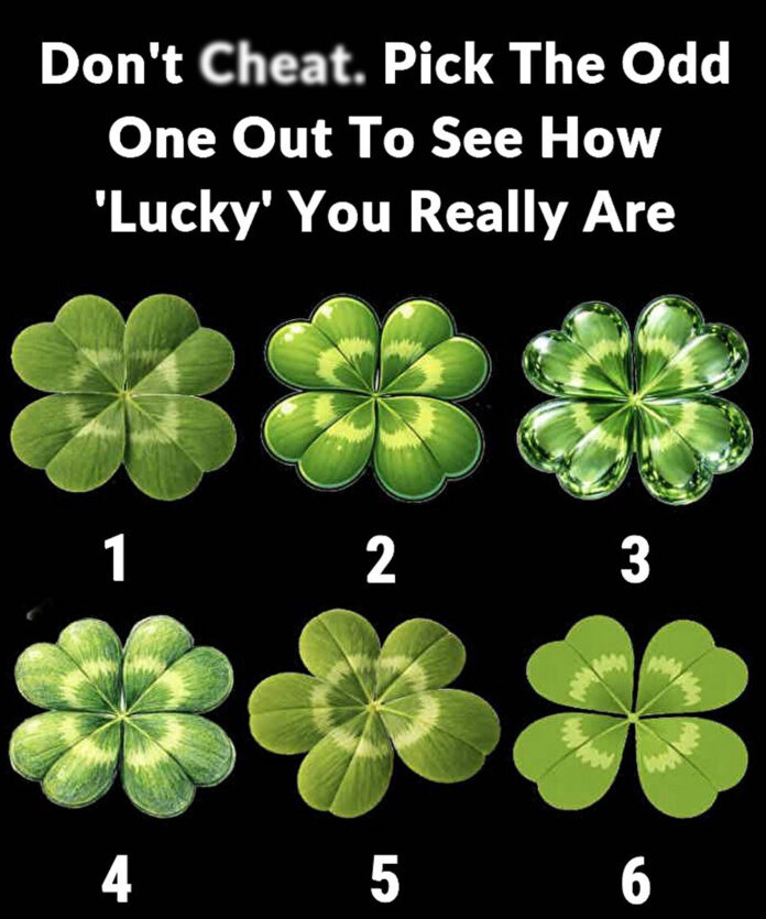 Don’t cheat: Pick the odd one out to see how ‘lucky’ you really are