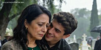At my husband’s funeral, my son took my hand and quietly said, ‘You’re no longer part of this family’