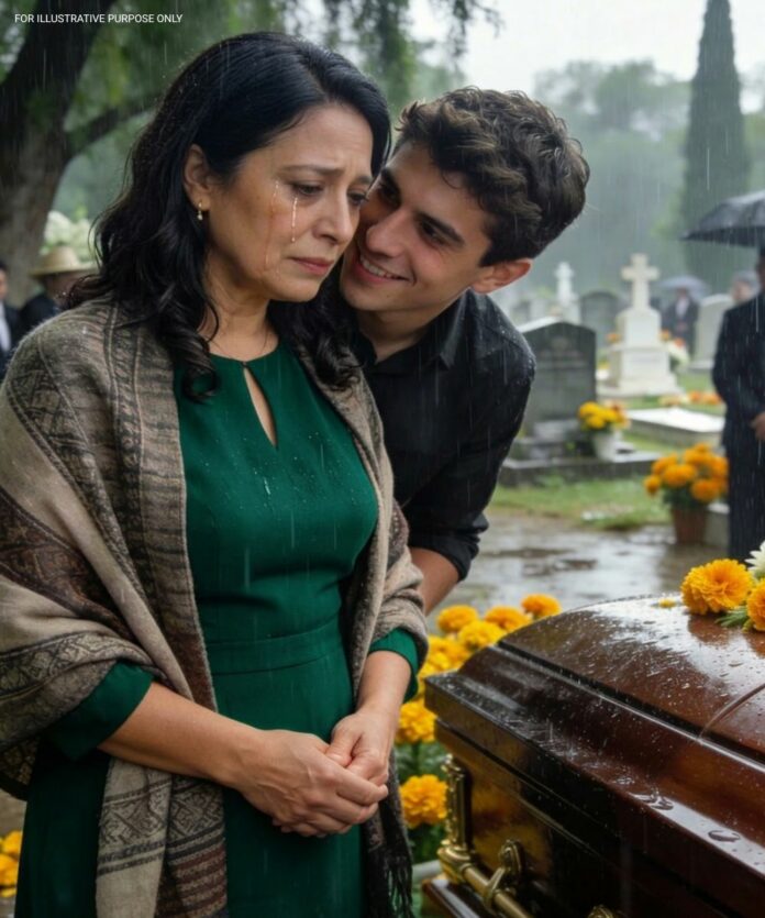At my husband’s funeral, my son took my hand and quietly said, ‘You’re no longer part of this family’