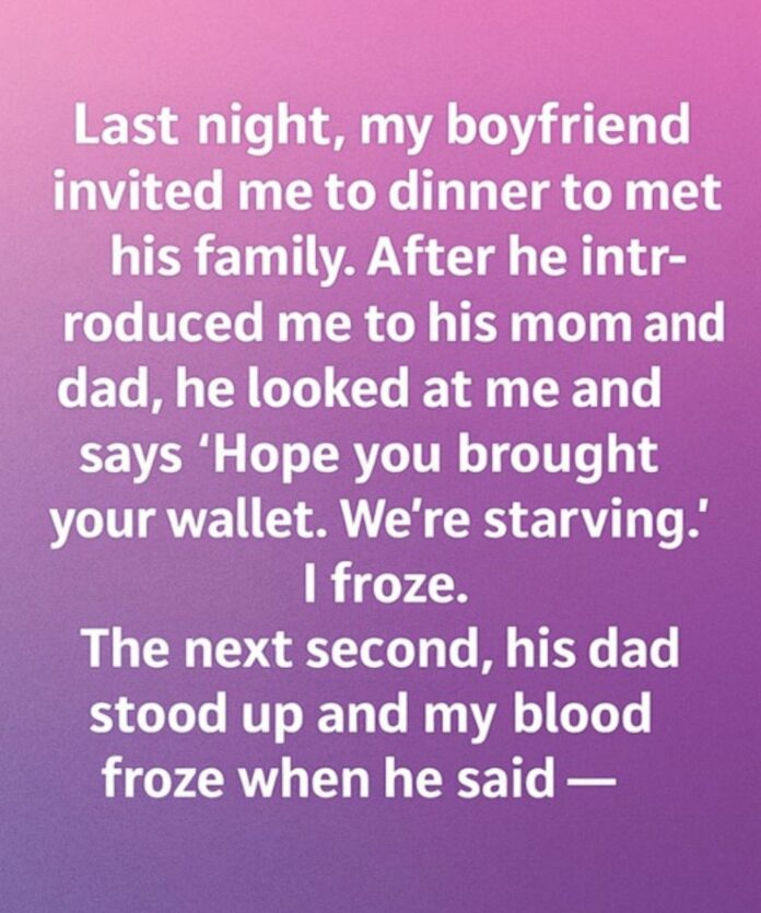 My first dinner with my boyfriend’s family: From awkward beginnings to an unexpected turn