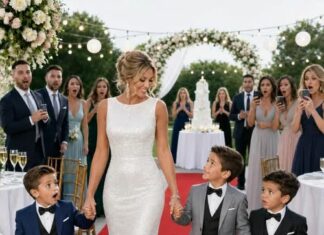 I took my 4-year-old triplets to my millionaire ex-husband’s wedding and his family’s reaction was chilling