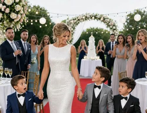 I took my 4-year-old triplets to my millionaire ex-husband’s wedding and his family’s reaction was chilling