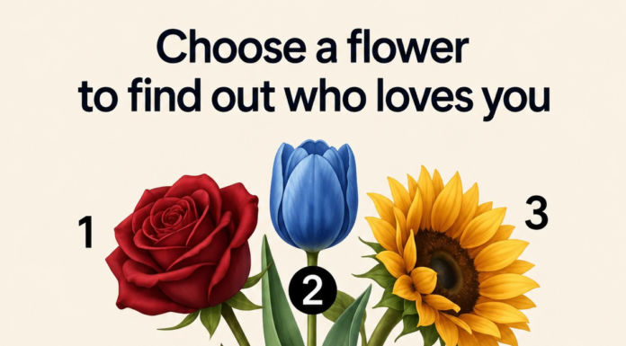 Pick a flower and see who loves you