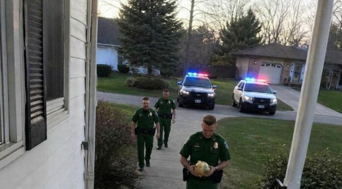 My 6-year-old son gave away his savings to help our elderly neighbor — but the next morning, police surrounded our house, and an officer handed me a red piggy bank saying, ‘Open it’