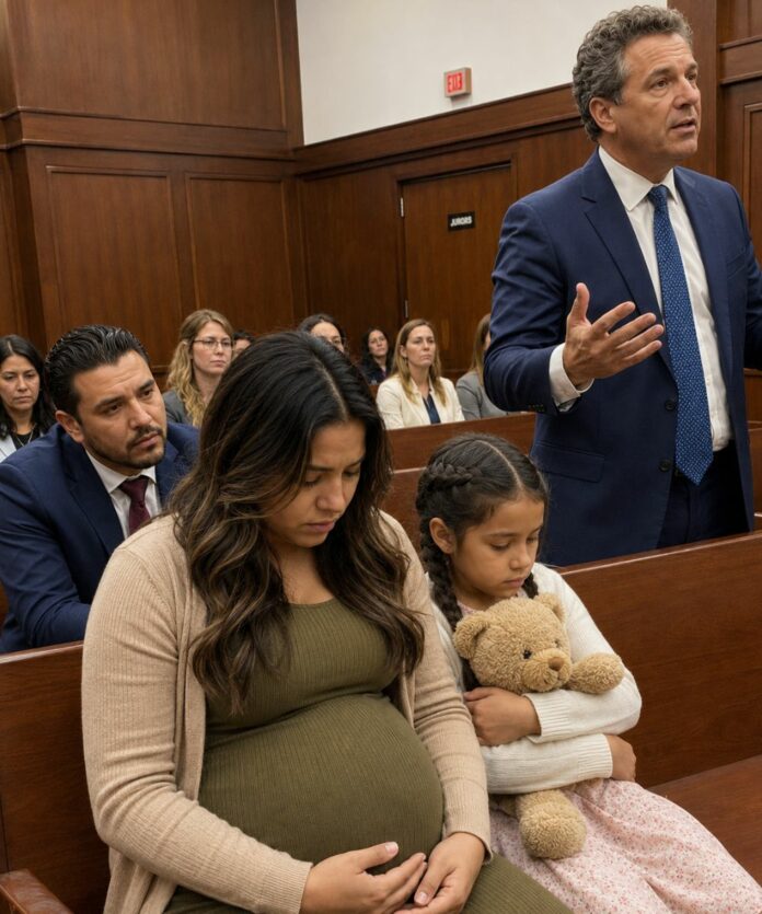 A pregnant wife gave her cheating husband everything in court—until a little girl exposed the truth about him and his mistress