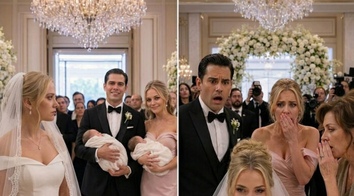 On my wedding day, my husband and my adopted stepsister proudly held their newborn twins and announced it to me