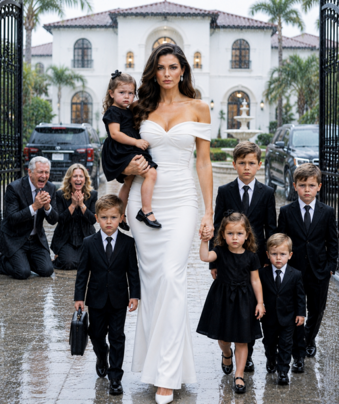My father-in-law threw me and my six kids out into the rain, but then I revealed the name on the deed and it wiped the smiles off everyone’s faces